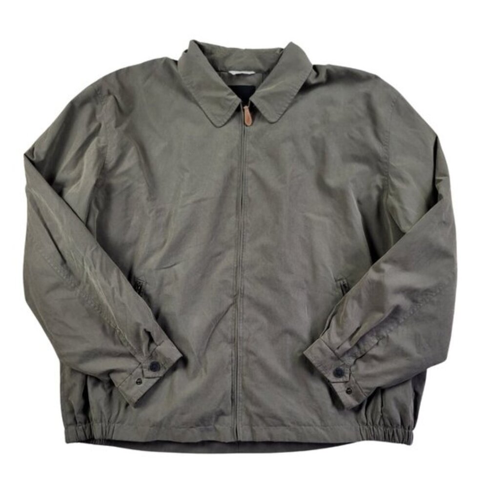London Fog Auburn Zip-Front Golf Jacket Size 2XT Classic Water Resista